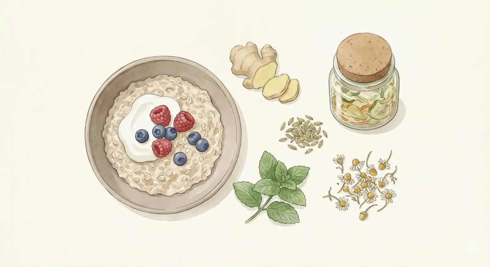 Healthy food and digestion support